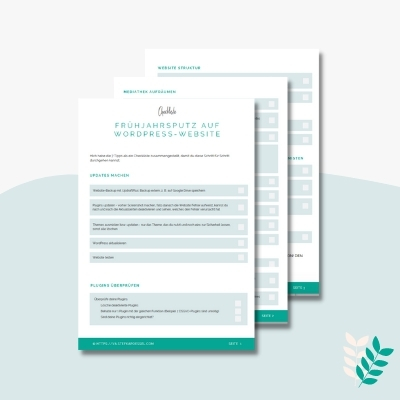 Fruehjahrsputz Website Checkliste 1