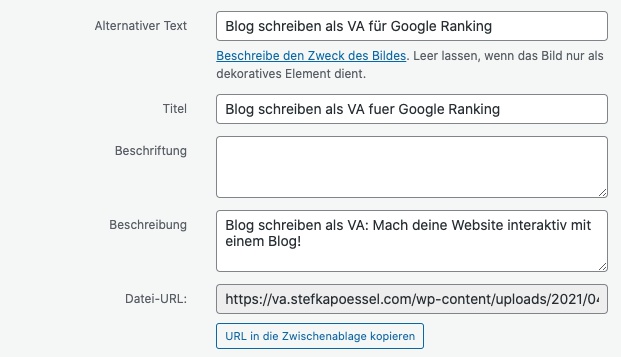Bildoptimierung für Suchmaschinen