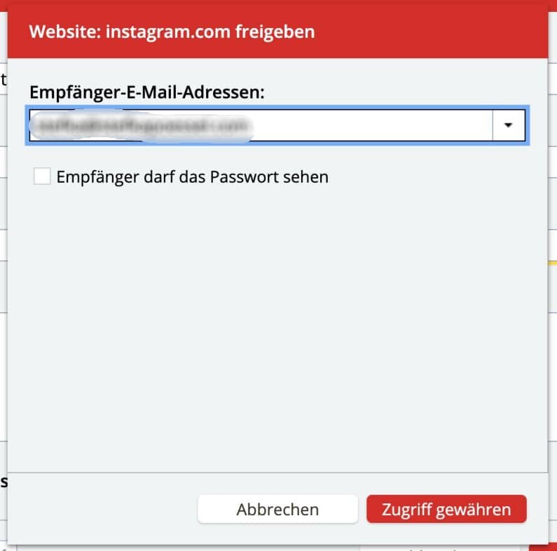 Lastpass Anleitung Passwoerter anonymisiert teilen
