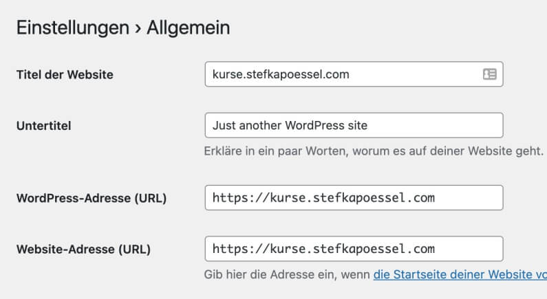 SSL-Zertifikat einrichten WordPress URL anpassen Einrichtung eines SSL-Zertifikats und dessen Fehlerbehebung