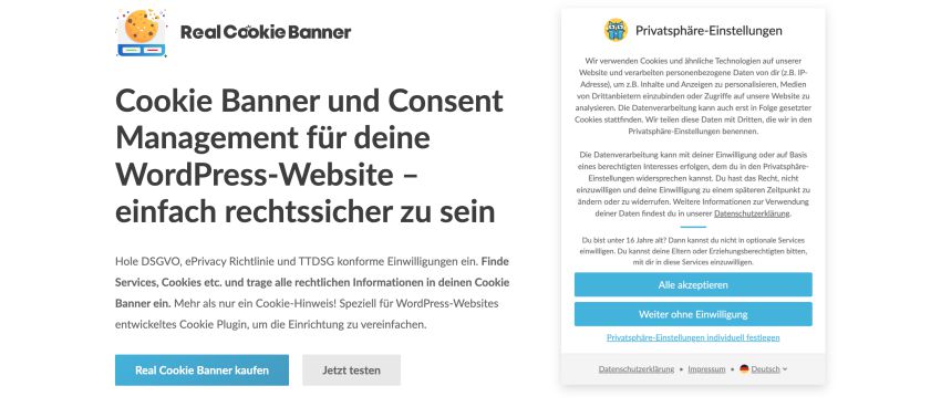 Real Cookie Banner Black Friday