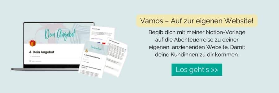 Vamos Auf zur eigenen Website