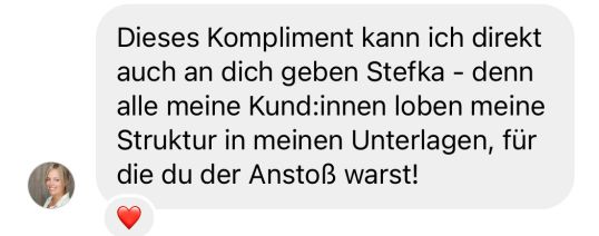 Kathi Feedback Erstgespraech